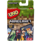 mattel uno gioco di carte versione minecraft ean 0887961606782