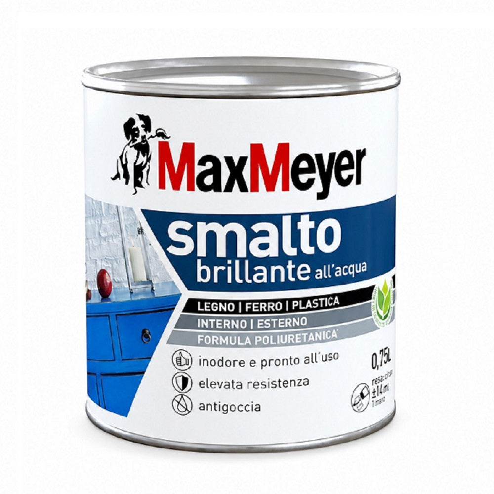 max meyer base neutra smalto allacqua brillanrte 18 l ean 8025160135616
