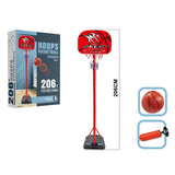 mazzeo piantana basket 206cm con pallone e pompa ean 8033614173619