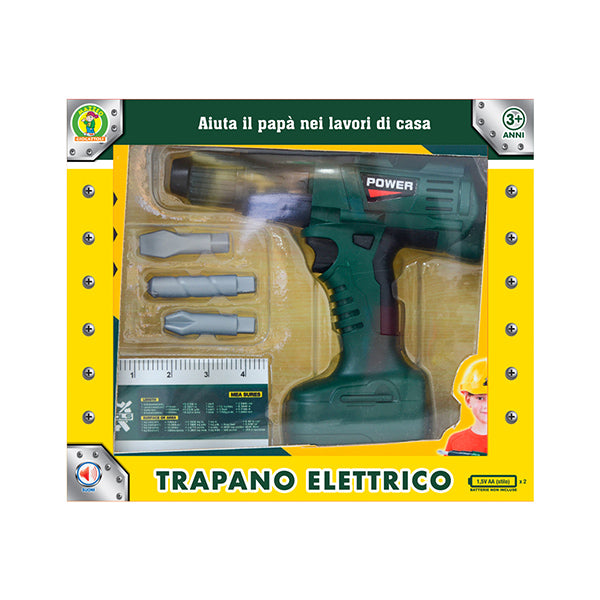 mazzeo trapano elettrico giocattolo con suoni 407490 ean 8033614074909