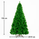 mercury albero di natale artificiale meribel 150 cm verde ean 8056001165080