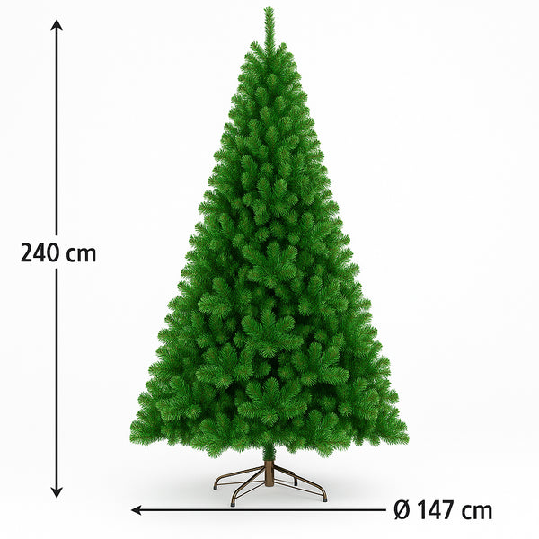 mercury albero di natale artificiale meribel 240 cm verde ean 8056001165110