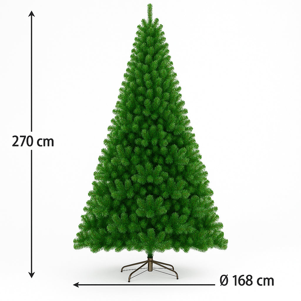 mercury albero di natale artificiale meribel 270 cm verde ean 8056001165127