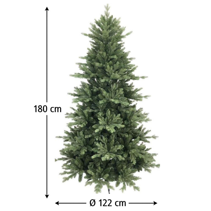 mercury albero di natale artificiale yosemite 180 cm verde ean 8056001180793