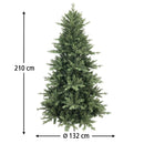 mercury albero di natale artificiale yosemite 210 cm verde ean 8056001180809
