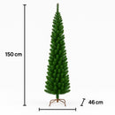 mercury albero di natale slim norway 150 cm verde ean 8056001064994