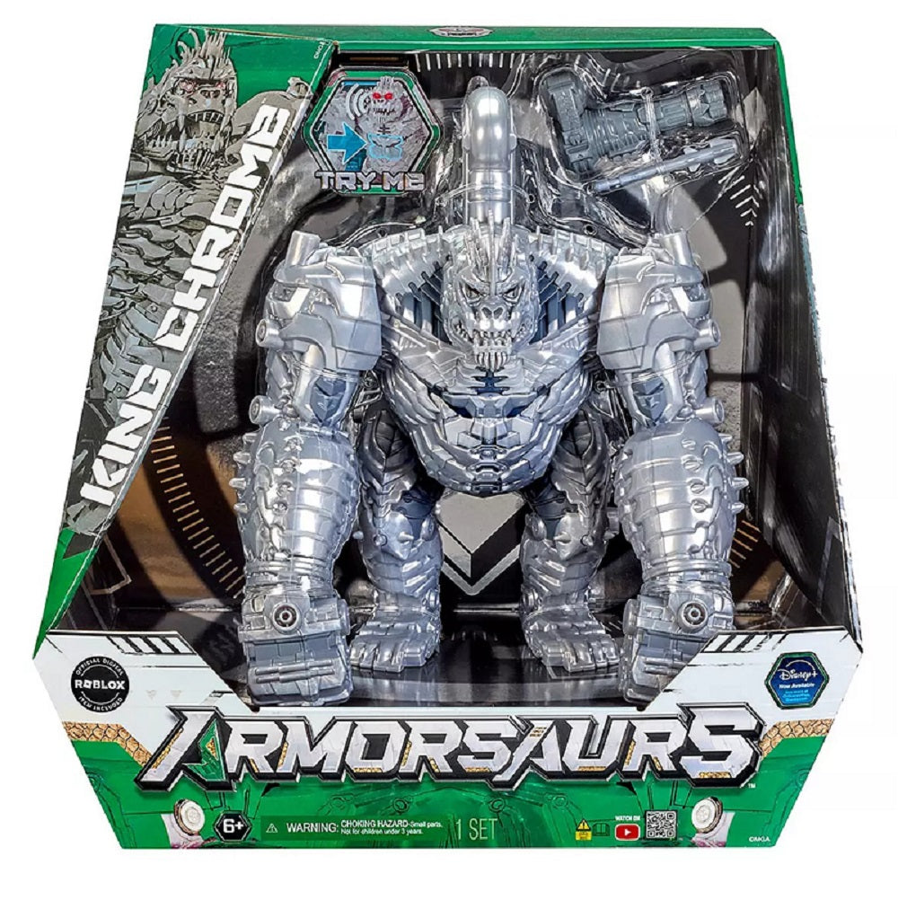 mga armosaurus feature villain figure king chrome ean 0035051252566