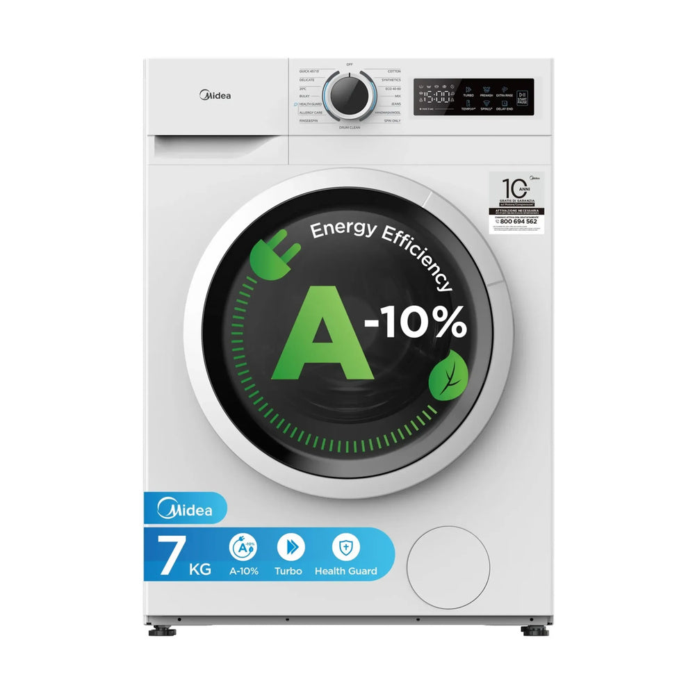 midea lavatrice midea 7 kg a 10 mf110w70ba10w ean 6945878350649