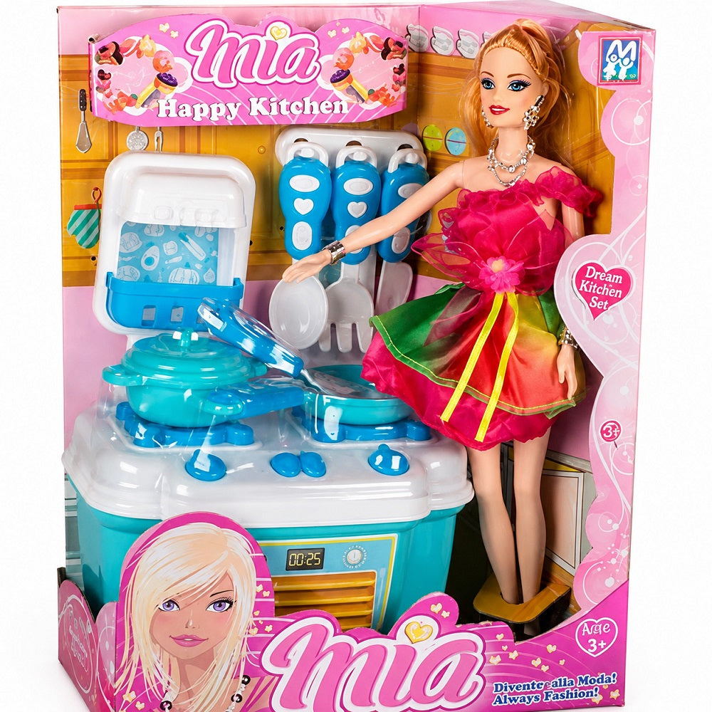 migliorati bambola mia in cucina 31 cm con accessori ean 8033866414454