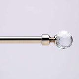 mirada bastone per tende crystal singolo cromo 160 310cm ean 9972016486271