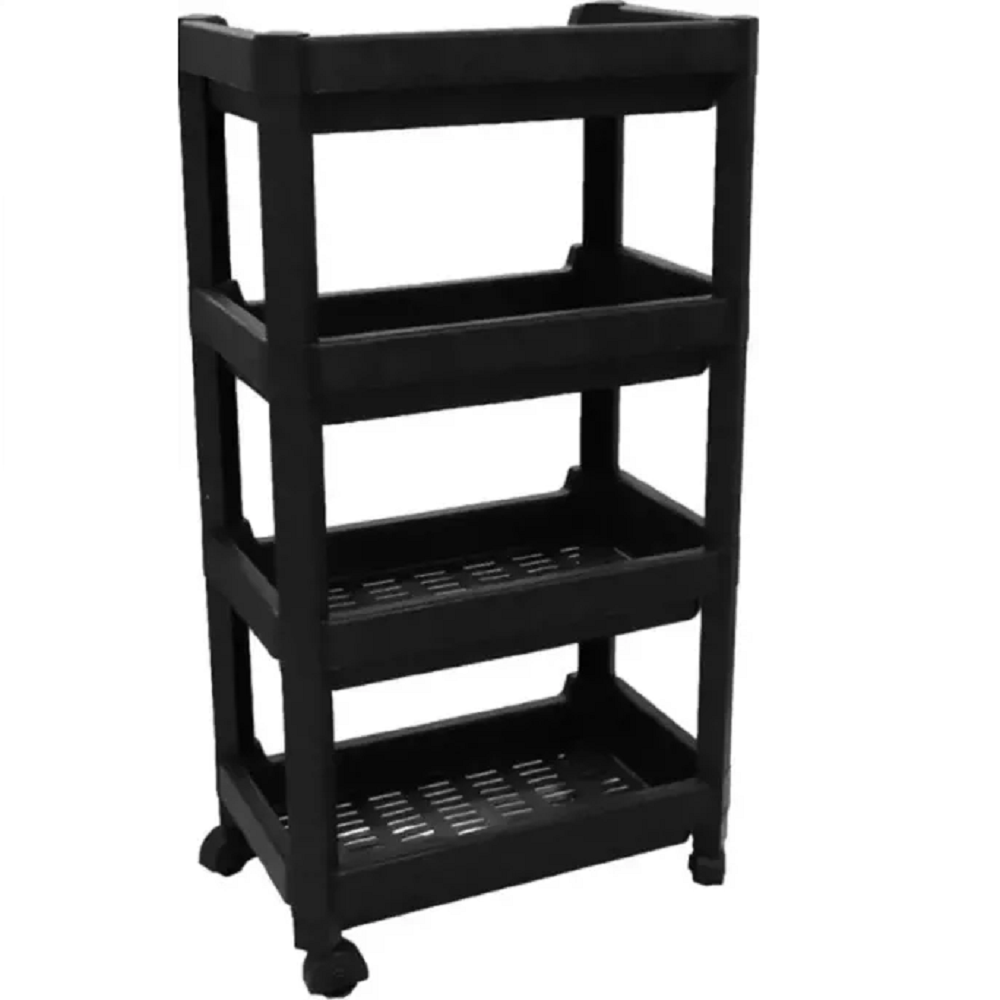 mirada carrello salvaspazio nero 4 ceste con ruote ean 8683476319740