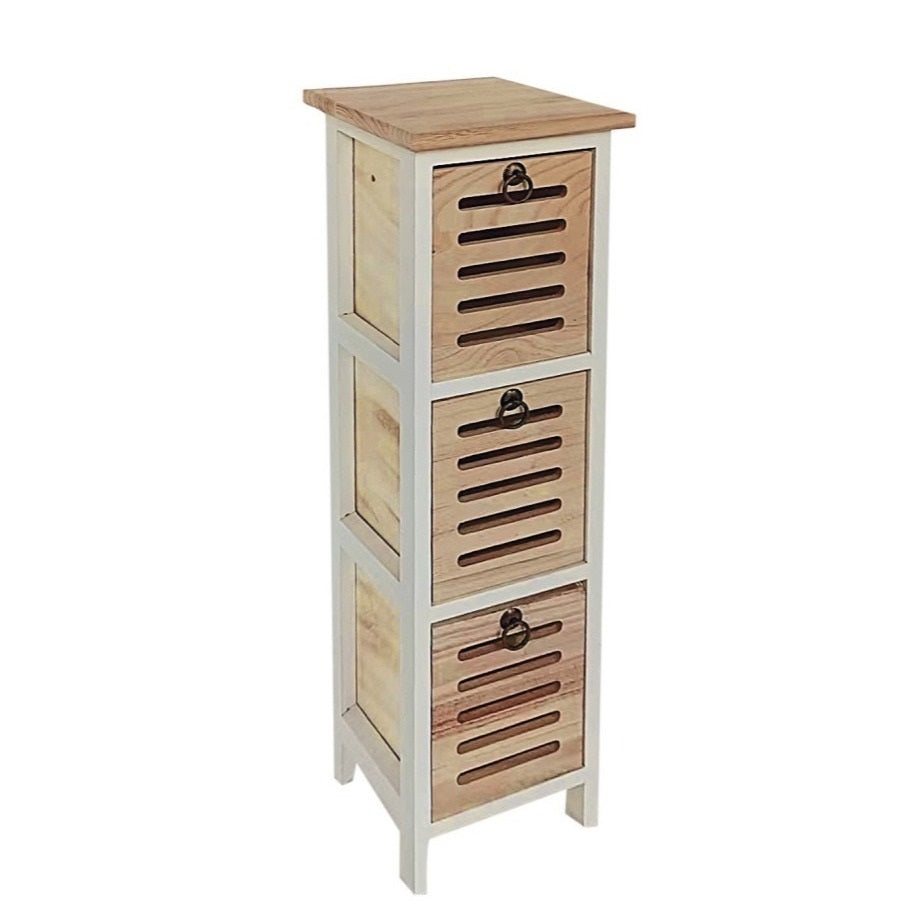 mirada cassettiera 3 cassetti in legno 25x25x61cm ean 9972016791023