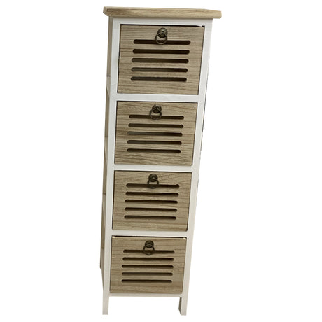 mirada cassettiera 4 cassetti in legno 25x25x78 cm ean 9972016791030