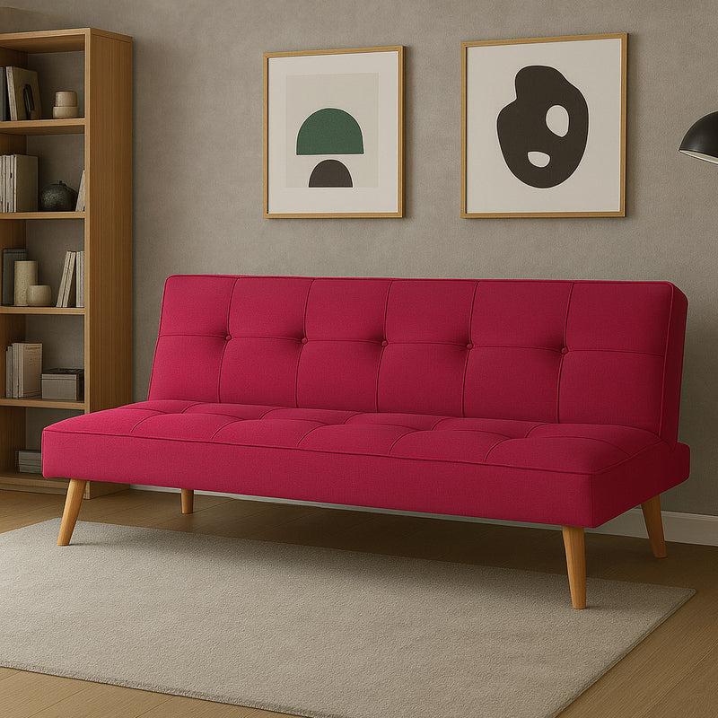 mirada divano letto flore bordeaux stile futon giapponese ean 8051944710786