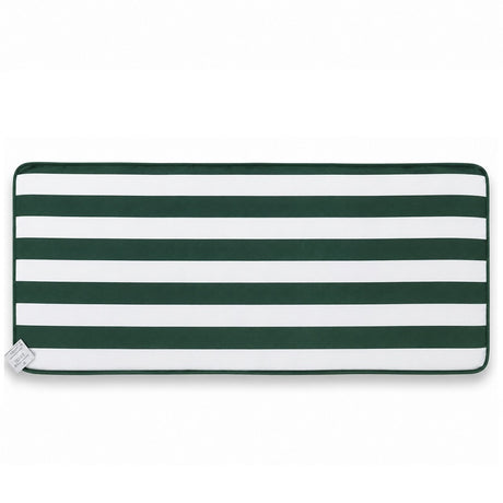 mirada home cuscino panca triadi 110x45x4 cm bianco e verde ean 8051944712469