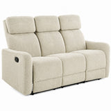 mirada home divano recliner gioia 3 posti beige ean 8051944715576
