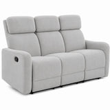 mirada home divano recliner gioia 3 posti grigio ean 8051944715606