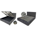 mirada letto contenitore sofia matrimoniale grigio scuro ean 9972016901019