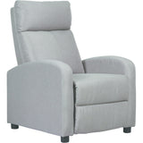 mirada poltrona recliner aisha in tessuto grigio ean 9972016783042