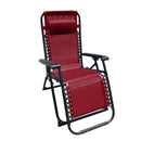 mirada sdraio breeze pieghevole in textilene bordeaux ean 9972016225160