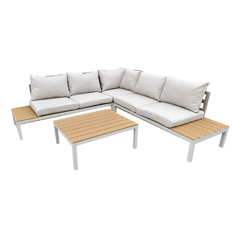 mirada set salotto angolare janeiro bianco ean 7426899393567