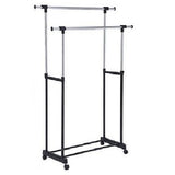 mirada stander porta abiti doppio in metallo con ruote ean 9972016356055