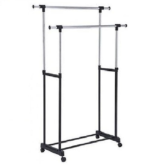 mirada stander porta abiti doppio in metallo con ruote ean 9972016356055