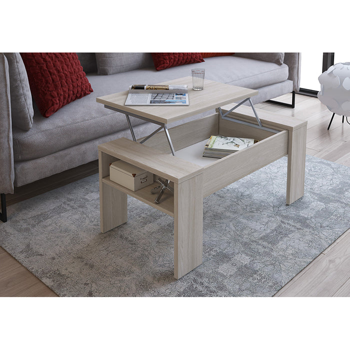 Tavolino Andrea Rialzabile 98,4x50,2x54,1 Cm