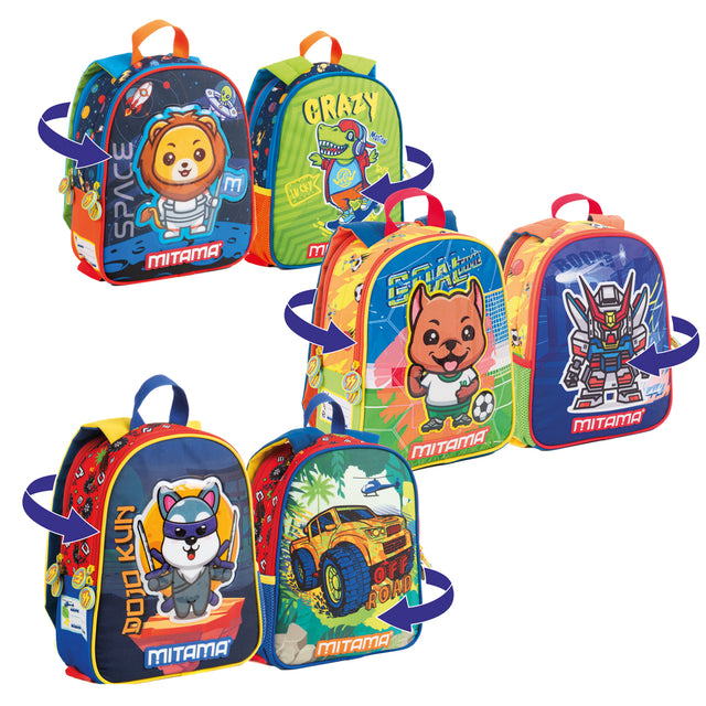 mitama zaino asilo mitama spinny boy fantasie assortite ean 8026624643807