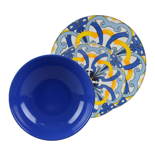 mmz servizio tavola 18pz portofino blu ean 8056897156155