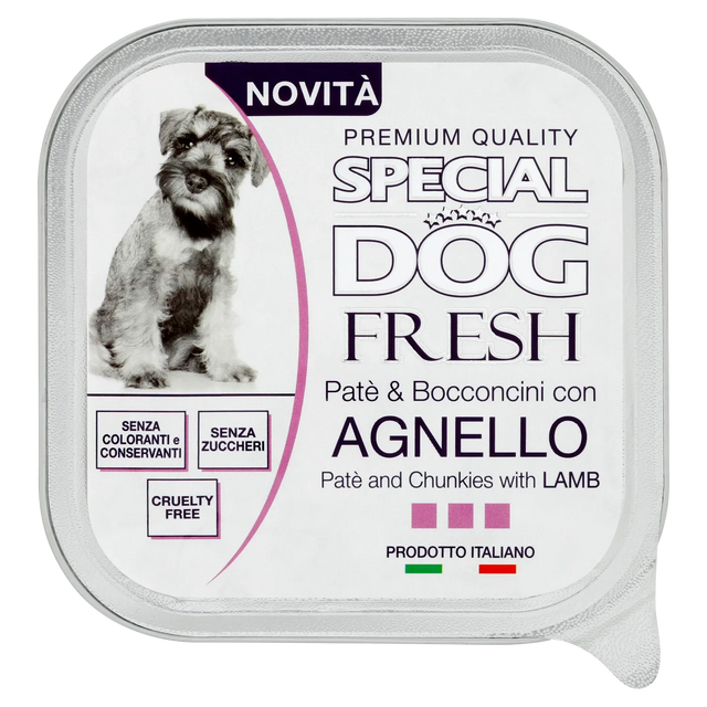 monge vaschetta special dog fresh 150gr agnello monge ean 8009470008648