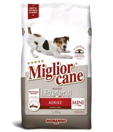 morando migliorcane manzo adult mini 15kg 02330 mor ean 8007520823302