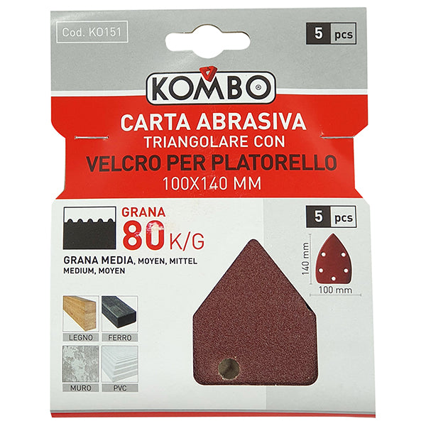 nbr carta abrasiva a goccia gr80 5pz ko ean 8053340473821