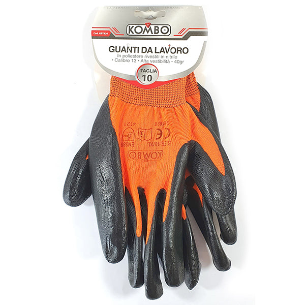 nbr guanti da lavoro nitrile tg 10 ean 8054377968205