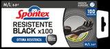 nbr guanti nitrile black ml 100pz resistente spontex ean 3384129350183