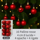 nbr pallina di natale rossa 4 cm conf 16pz 3 decori ean 9972016912008