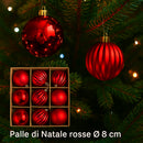nbr pallina di natale rossa 8 cm conf 9pz 3 decori ean 9972016912121