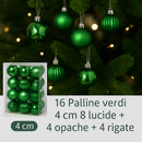 nbr pallina di natale verde 4 cm conf 16pz 3 decori ean 9972016912039