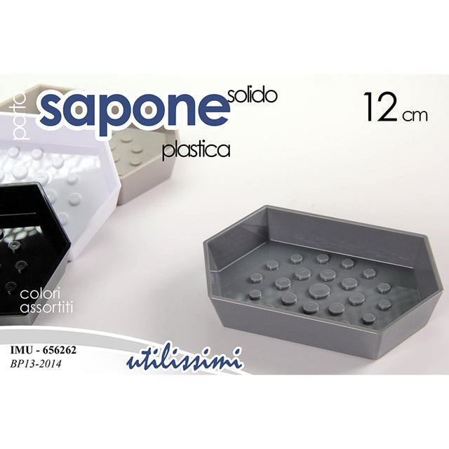 nbr porta sapone plastica assortito 11x8x2cm ean 8025569656262