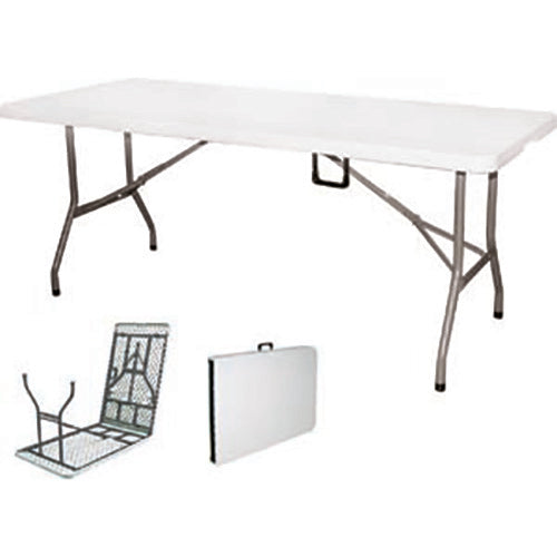 nbr tavolo fiesta pieghevole bianco 180x75x945 cm ean 9972016343024
