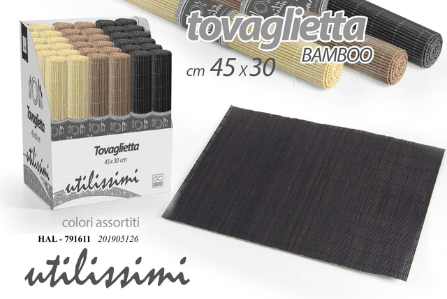 nbr tovaglietta bamboo 45x30cm 791611 ean 8025569791611