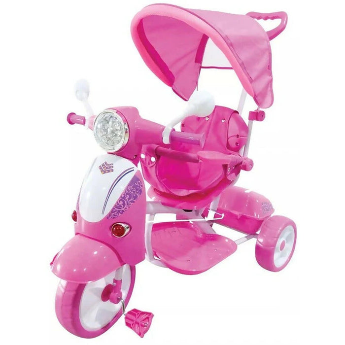 Triciclo Scooter Con Suoni Rosa