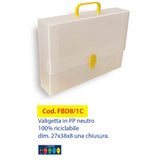 nbr valigetta polionda neutra colori assortiti 27x38x8 cm ean 8019420078232