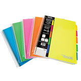 nikoffice maxi quaderno spiralato a4 con divisori 100ff 4 mm ean 8051818022342