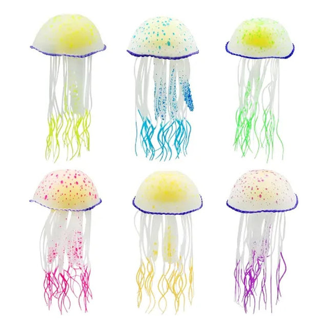 nobleza medusa fluorescente decorativa per acquari 65x65x115 cm ean 8719138051007