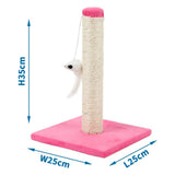 nobleza tiragraffi in sisal rosa per gatti 25x25x35 cm ean 8719138027996