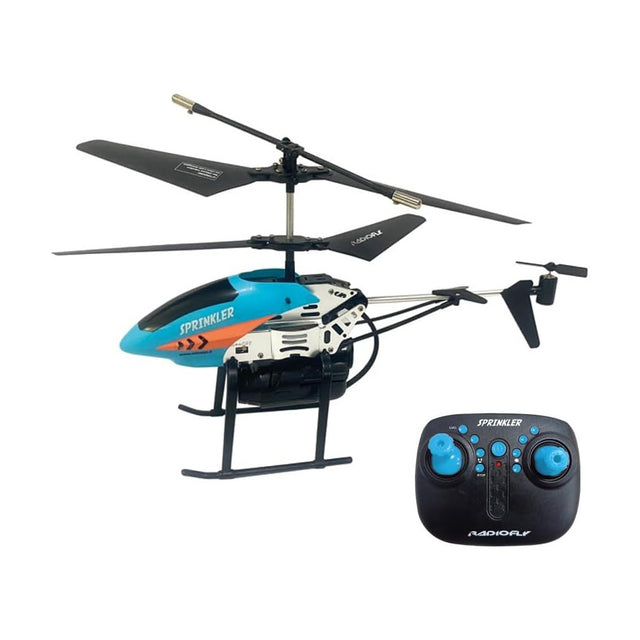 ods radiofly elicottero radiocomandata sprinkler con spara acqua ean 8017293403199