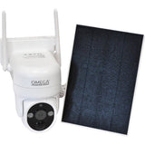 omega videocamera sorveglianza smart wifi esterno ip65 bianca ean 8055384195554