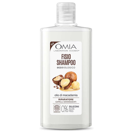 immagine-1-omia-omia-fisio-shampoo-eco-bio-olio-di-macadamia-200ml-ean-8021983812666