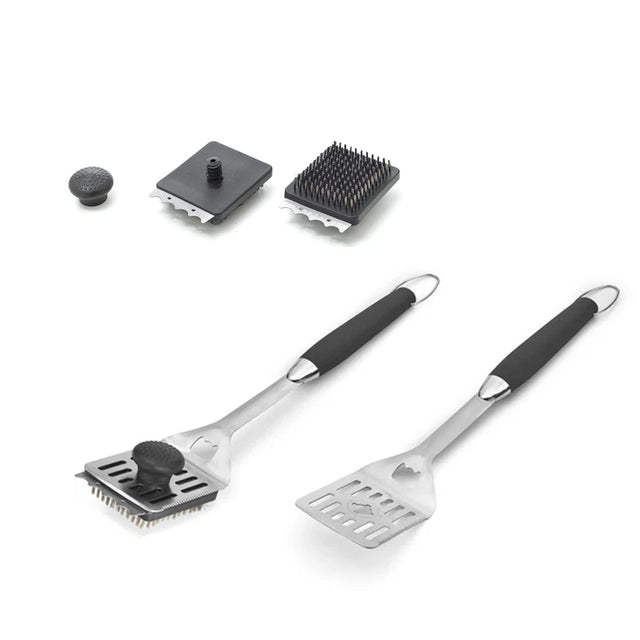 ompagrill set spazzolapaletta acciaio ean 8006339004506